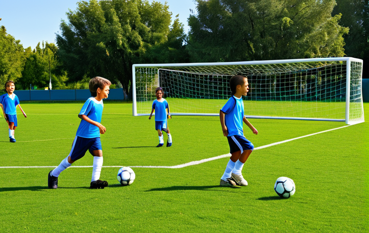 **
A group of fully clothed children playing soccer in a park on a sunny day. They are wearing modest athletic attire and smiling. The background shows trees and other families enjoying the park. Include: perfect anatomy, correct proportions, natural pose, safe for work, appropriate content, fully clothed, family-friendly, professional, well-formed hands, proper finger count, natural body proportions, high quality.
**