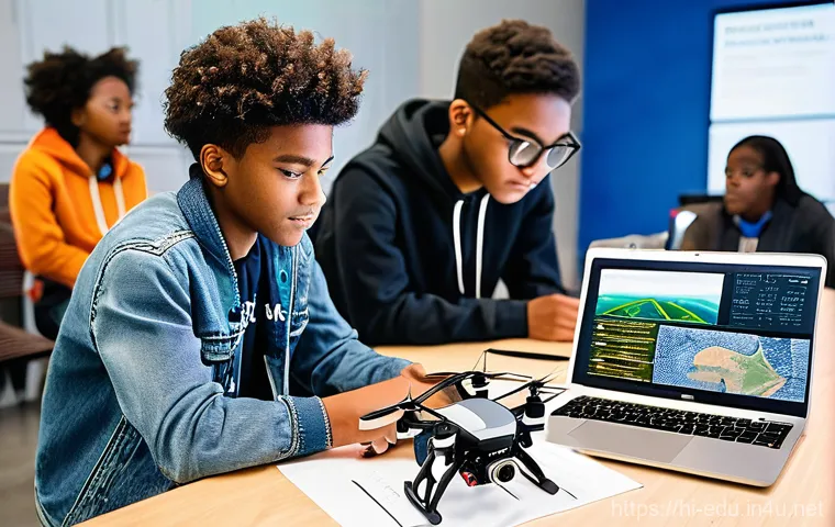 아동 드론 교육 - **Prompt 2: Confident Drone Piloting in a Park**
"A vibrant scene featuring 9-14 year old childr... 아동 드론 교육 - **Prompt 2: Confident Drone Piloting in a Park**
"A vibrant scene featuring 9-14 year old childr...